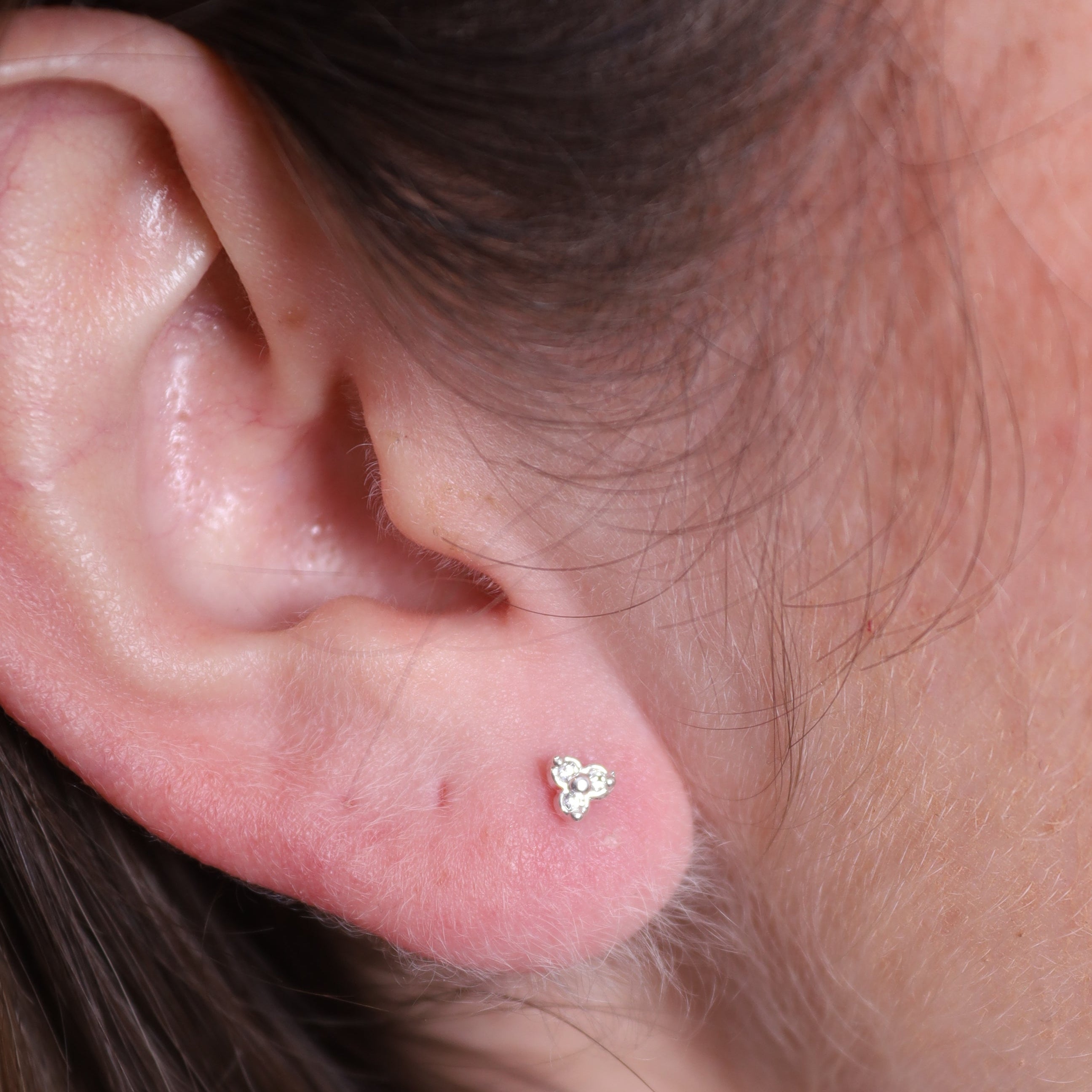 Aros |  Conjunto Elegant Silver