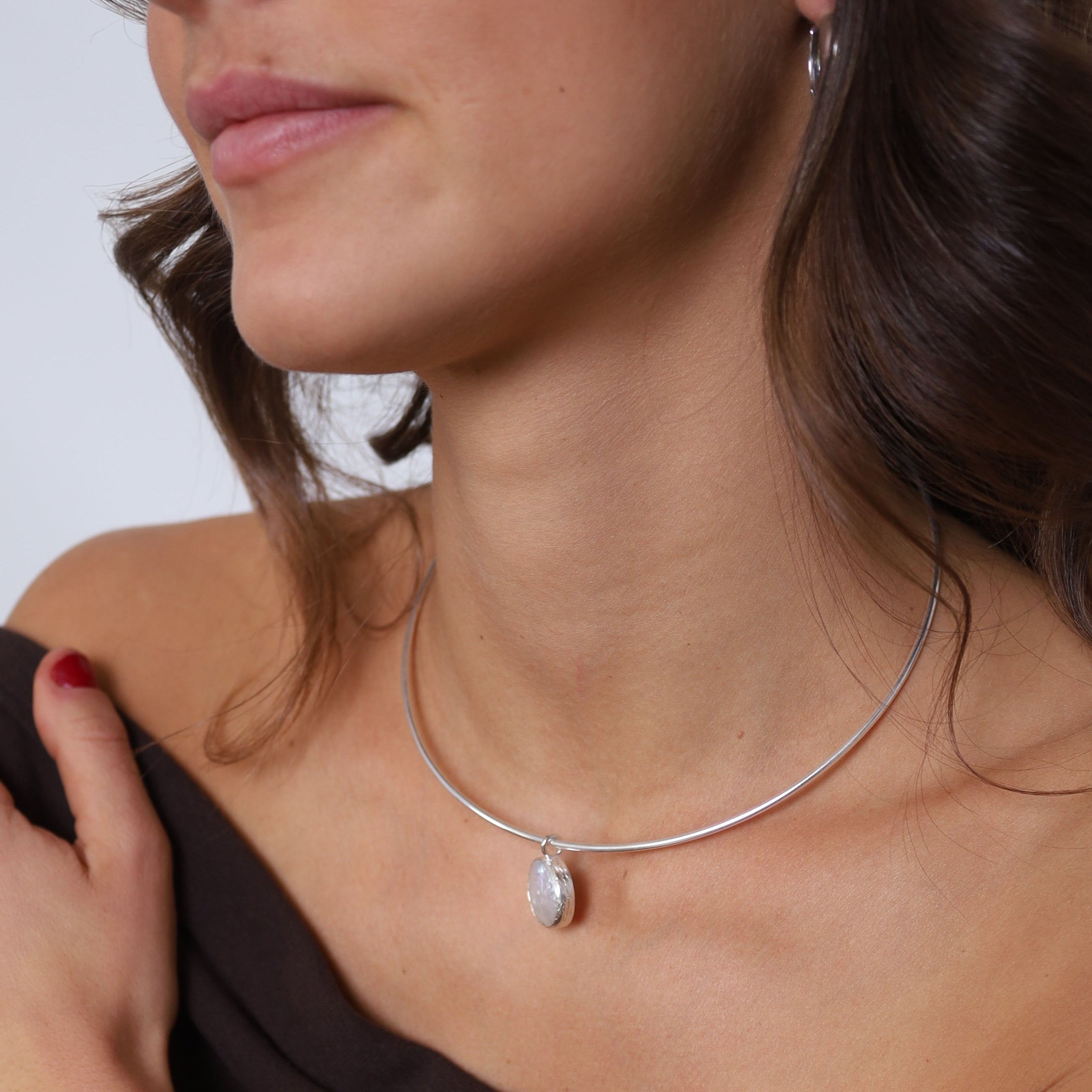 Collar | Pearl Silver