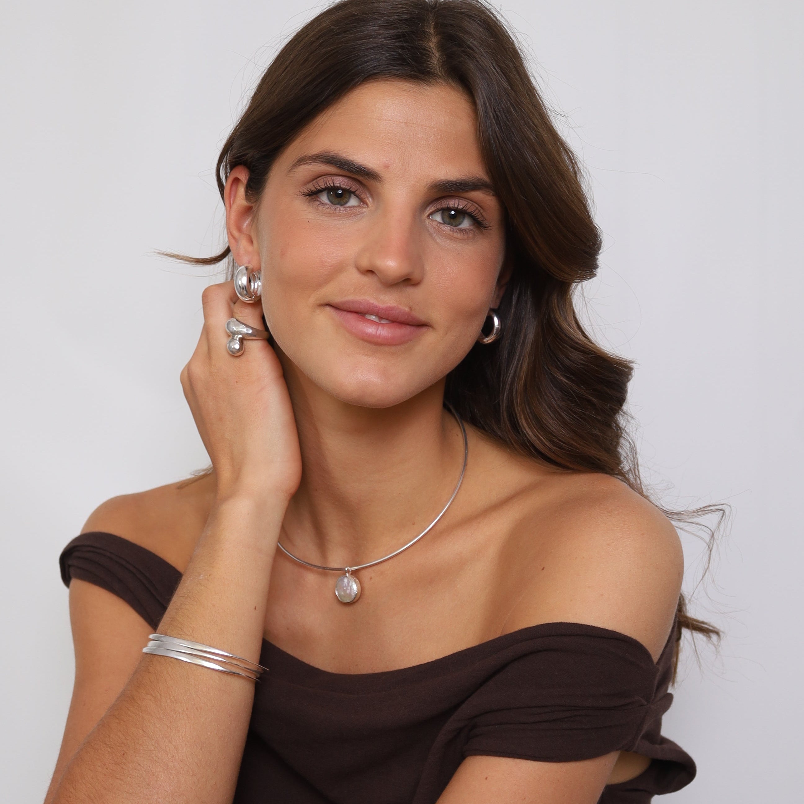Collar | Pearl Silver